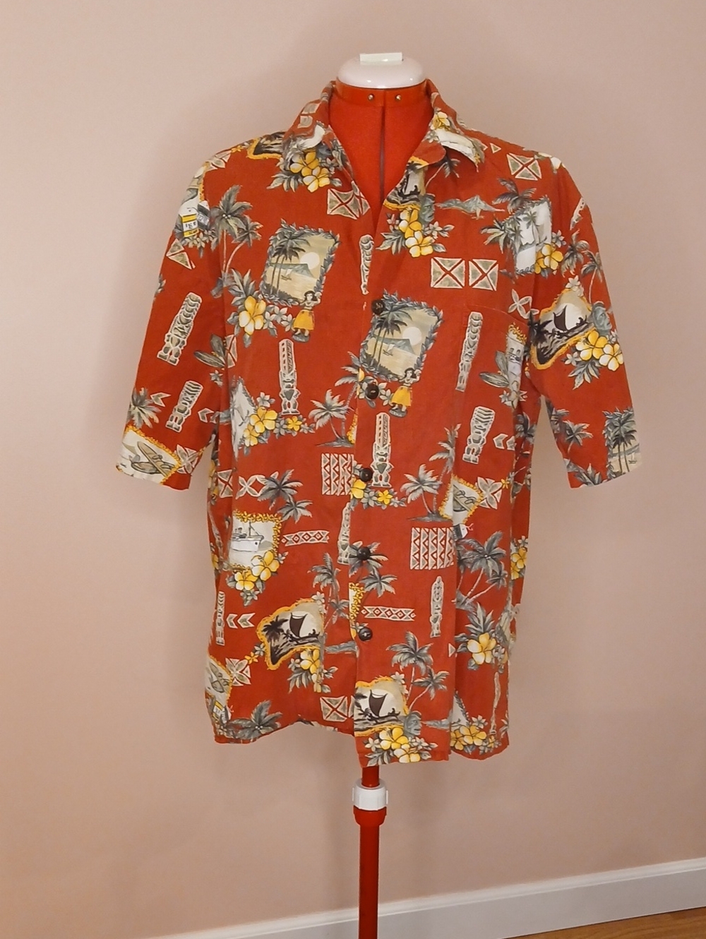 Vintage Aloha Shirt Hilo Hattie's Hawaiian Original